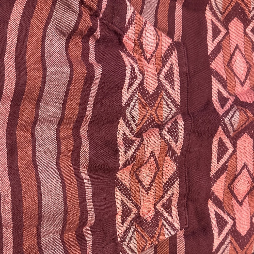 ARIAT-Striped Aztec Hooded Pullover - Picture 3 of 15